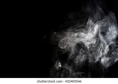 Pure Smoke On Dark Background Comfortable Stock Photo 432432697 ...