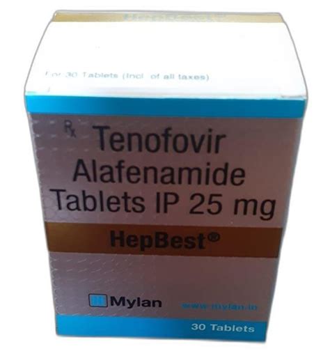 Hepbest Mg Tenofovir Alafenamide Tablets Mylan Prescription At Rs