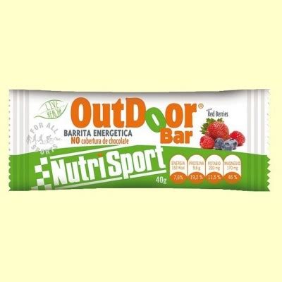 Outdoor Bar Sabor Red Berries Gramos Nutrisport