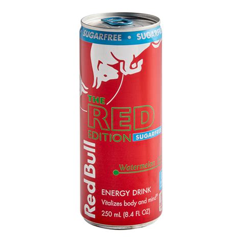 Red Bull Sugar Free Watermelon Energy Drink 8 4 Fl Oz Can 24 Case