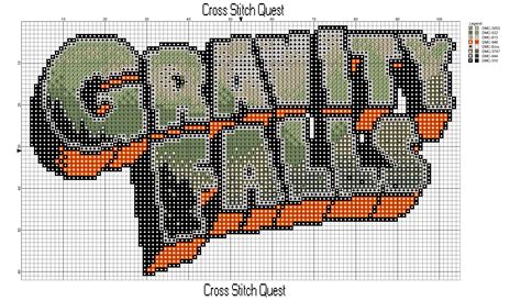 Gravity Falls Cross Stitch Pattern Logo | Fall cross stitch, Autumn cross stitch patterns, Cross ...