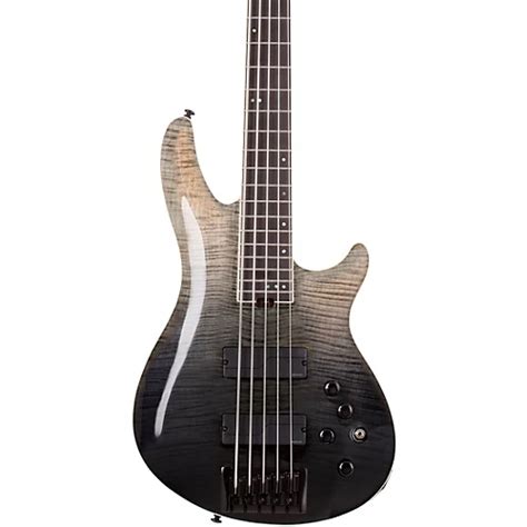 Schecter Guitar Research Sls Elite 5 5 String Electric Bass Black Fade