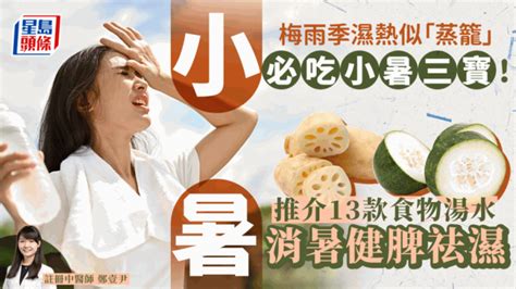 小暑节气养生2024｜梅雨季天气湿热要健脾祛湿 必吃小暑三宝！中医推介13款消暑食物汤水 星岛日报