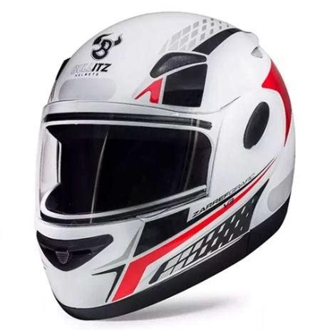 Capacete Taurus Zarref V Grafic Branco Sbs Motos