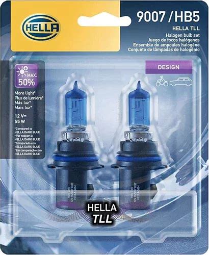 Set 2x Foco Halógeno Hella Premium Oem 12v Hb5 9007xe 65 55w Meses