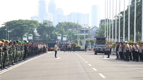 2 590 Personel Gabungan Dikerahkan Untuk Amankan Demo Di Gedung DPR