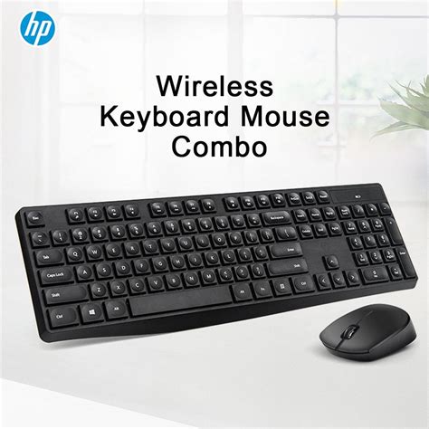 HP CS10 Wireless Keyboard Mouse Combo Set Black Mombasa Computers