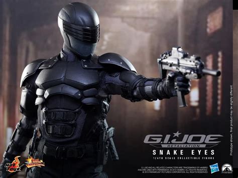 Hot Toys G I JOE RETALIATION Snake Eyes Figure Sideshow Collectibles Announces PACIFIC RIM