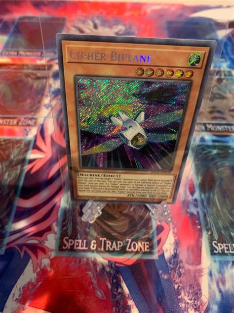 Yugioh X1 Cipher Biplane 1st Edition Secret Rare BROL EN038 Near Mint