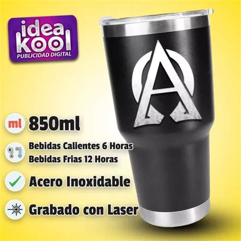 Busca Termo Alfredo Olivas 20 Oz Con Nombre Y Logo Grabado Laser A La