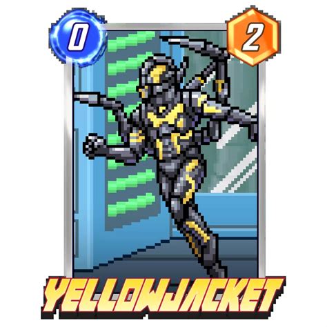 Yellowjacket Pixel Marvel Snap Card Variant Marvel Snap Zone