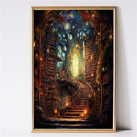 Fantasy Library Art, Books and Reading Art, Fantasy Art, Mythical Art ...