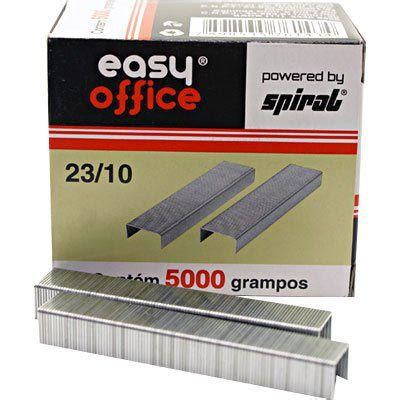 Grampo Para Grampeador 23 10 Galvanizado Easy Office 5000 Unidades