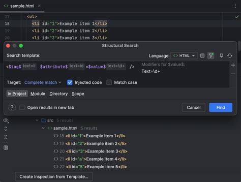 Structural Search And Replace Examples PyCharm Documentation