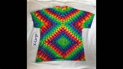 Tie Dye Rainbow Diamond Tee With Mrtiedye Youtube