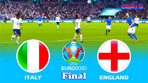 Pes 2021 Italy Vs England Final Euro 2020 Full Match All Goals