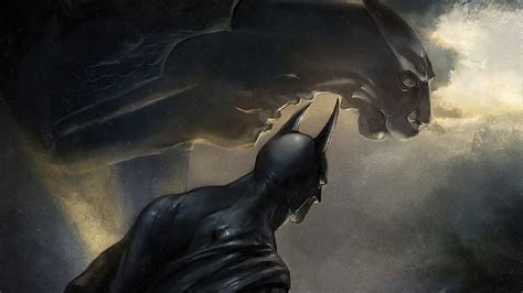 Batman Entre Las G Rgolas Batman Superh Roes Artista Obra De Arte