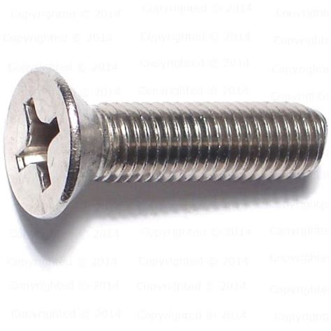 Countersunk Screw Stainless Steel Flat Head M X Phillips Budget