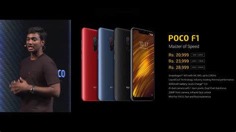 Poco F1 Launched In India Price Features And Specifications