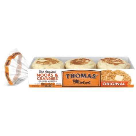 Thomas Original Nooks & Crannies English Muffins (6 ct) from Wegmans ...