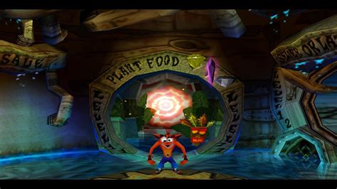 Crash Bandicoot 2 14 Plant Food Time Trial And A Gema Amarela Youtube