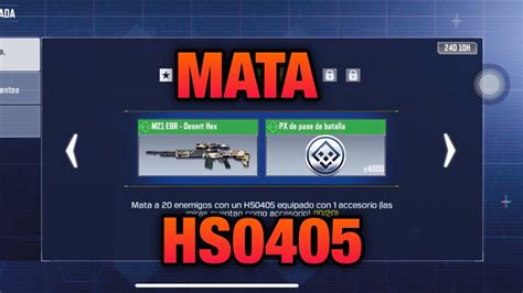 Mata A Enemigos Con Un Hs Equipado Con Accesorio Youtube