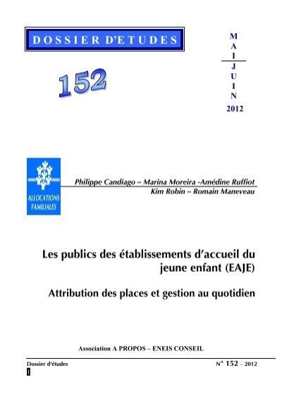 Les publics des Ãtablissements d accueil du jeune enfant Caf fr