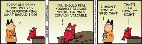 Boss Is The Common Variable Dilbert Comic Strip On 2017 10 19