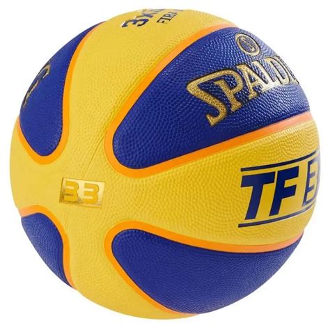 Balón Spalding All TF33 Yellow Blue Sz6 Rubber Talla 6