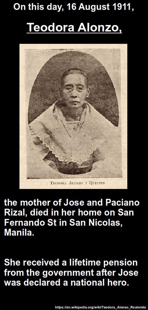 Jose Rizal Mother