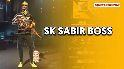 Sk Sabir Boss Free Fire Id Kd Ratio And Stats In March 2021