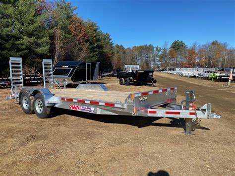 2023 N And N Trailers 7x20 Galvanized 14K Equipment Trailer W Stand Up