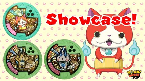 Yo Kai Watch Medal Showcase Jibanyan S Komasan S And Komajiro S