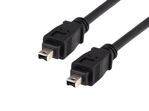 Monoprice IEEE 1394 FireWire I LINK DV Cable 4P 4P M M 10ft Black