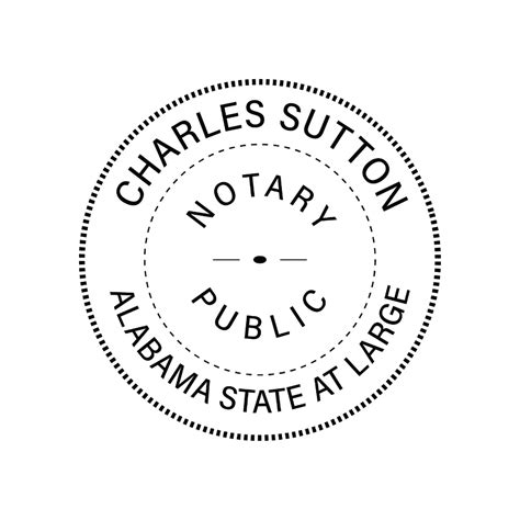 Jl Alabama Notary Stamp Best Notary Stamp In Alabama