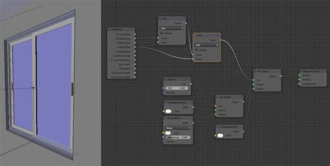 This is the best node setup I can think of for Architectural glass. But ...