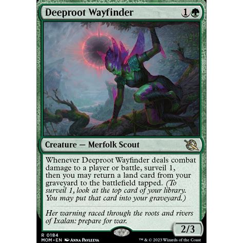 Deeproot Wayfinder Rare March Of The Machine Magic The Gathering Tcg