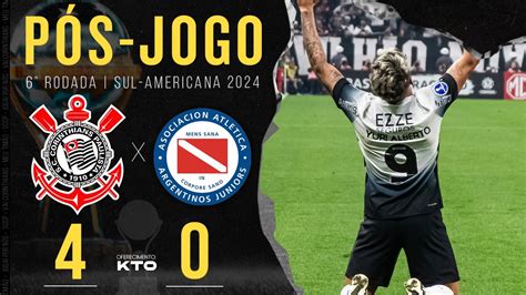 Corinthians X Argentinos Juniors P S Jogo Zona Mista E Coletiva