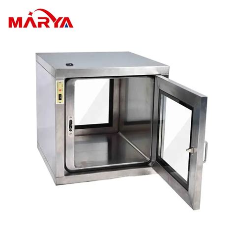 Stainless Steel Pass Box Static Type Electrical Interlock Clean Room