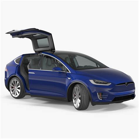 Tesla Model X P100D 2017 3D Model 3D Model 119 3ds C4d Fbx Ma