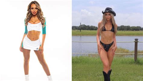 Dolphins Cheerleader Jozie Schroder Turns Heads With Cowgirl Swimsuit Photo See Pics