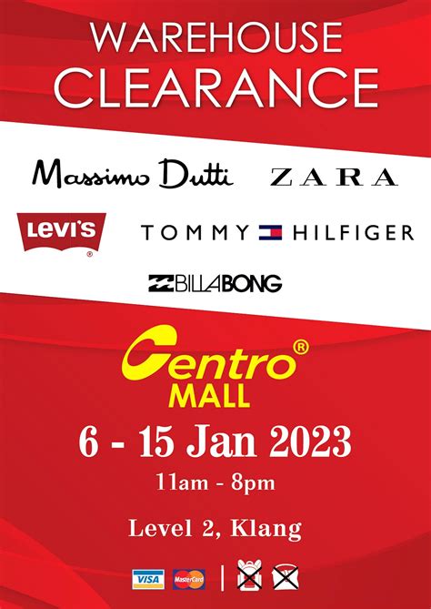 6-15 Jan 2023: Branded Fashion Warehouse Clearance Sale at Centro Mall