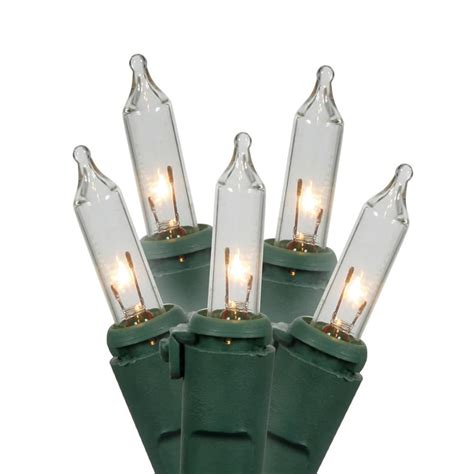 Vickerman 50-Count 16-ft Clear White Incandescent Plug-In Indoor ...