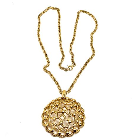 Gold Brutalist Necklace Monet S Abstract Modernis Gem