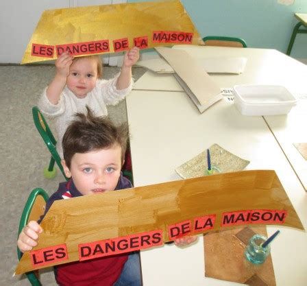 Sixième projet les dangers de la maison Ecole maternelle de Saint