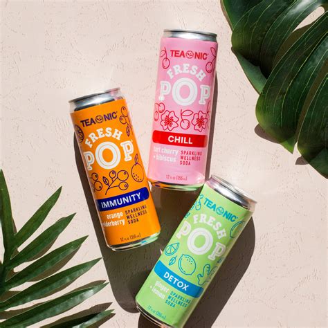 FRESH POP Variety Pack - Discover Your New Favorite Wellness Soda – Teaonic