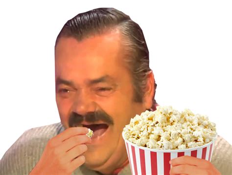 Manger Du Pop Corn Homme Père Papa Avec Son Fils Regardant La