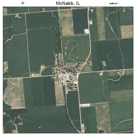 Aerial Photography Map of McNabb, IL Illinois