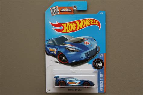 Hot Wheels 2016 HW Race Team Corvette C7R Blue