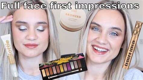 TRYING NEW MAKEUP JANUARY 2024 FULL FACE FIRST IMPRESSIONS MUA